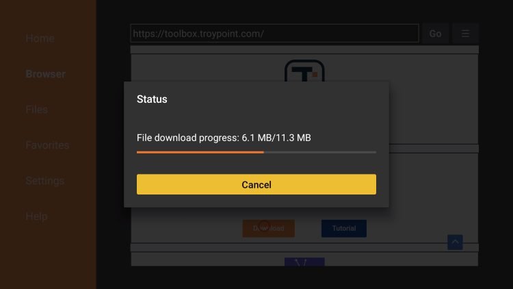 Install IPTV player APK on Firestick