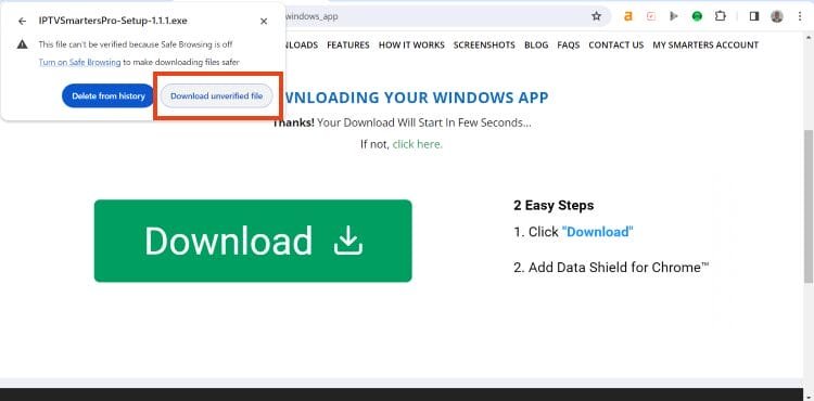 Windows IPTV player login