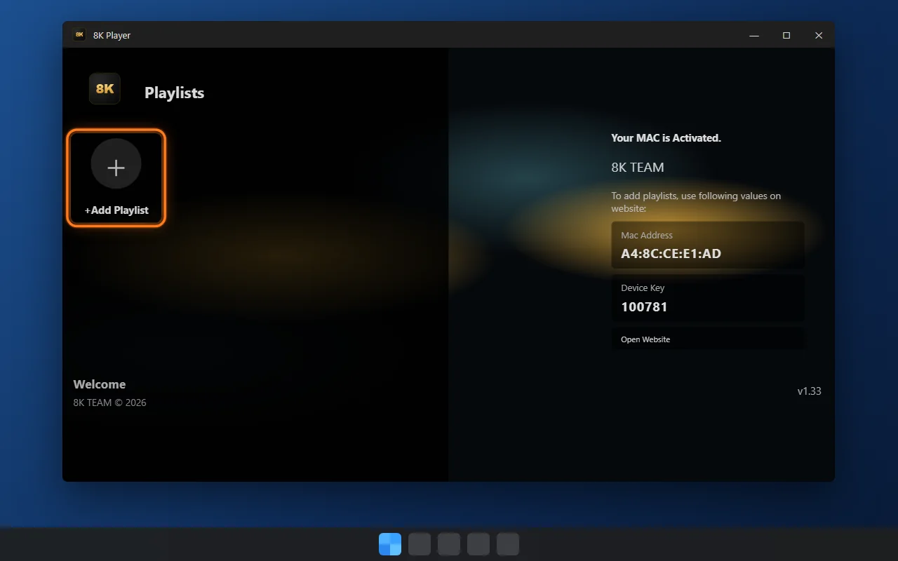 Windows / Mac, step 4: Add your playlist