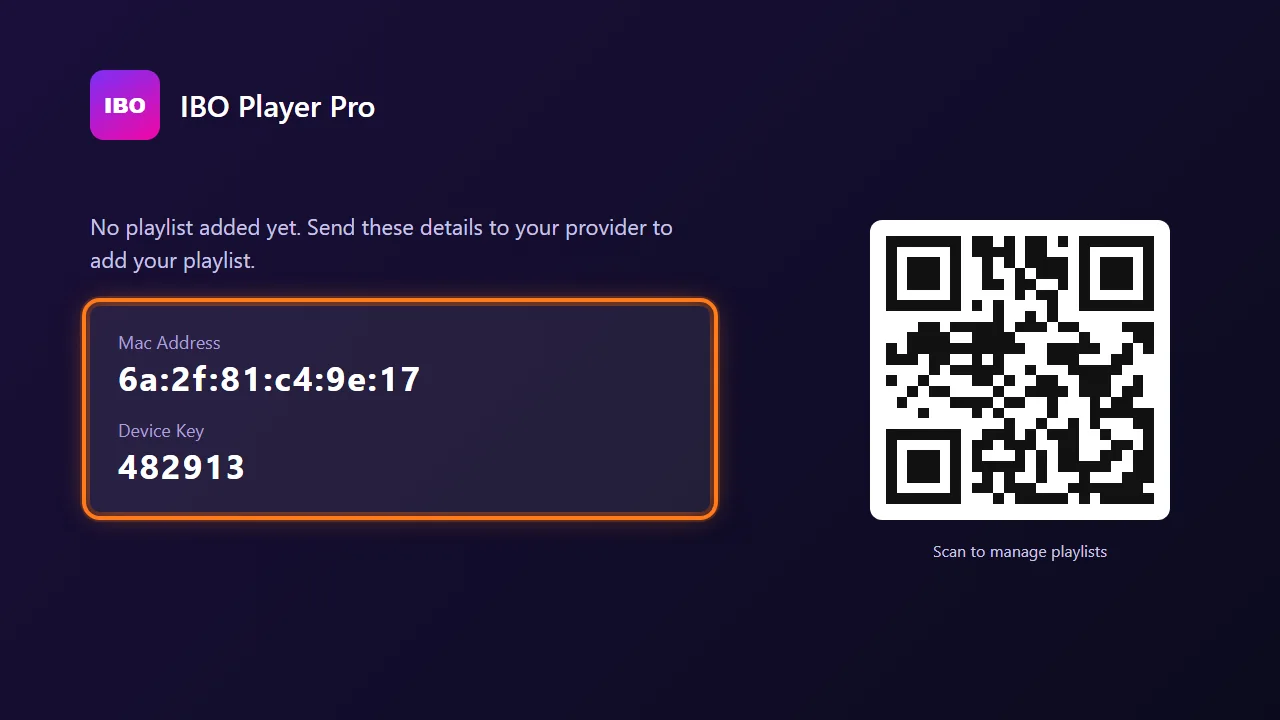 Samsung / LG, step 3: Send us the MAC address and device key